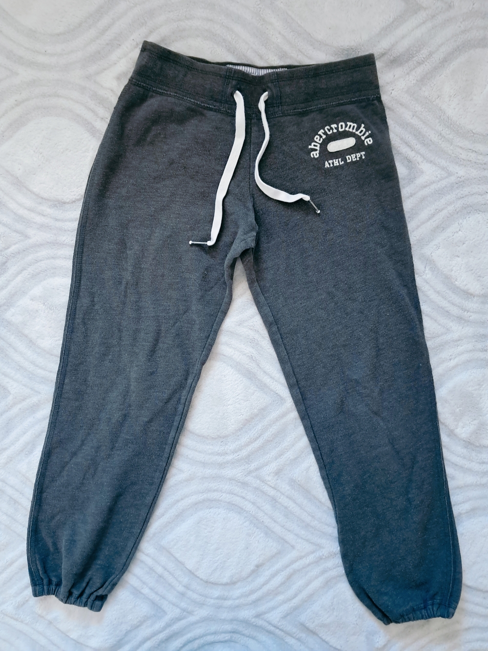 Abercrombie & Fitch Girls' Dark Gray Jogger Sweatpants